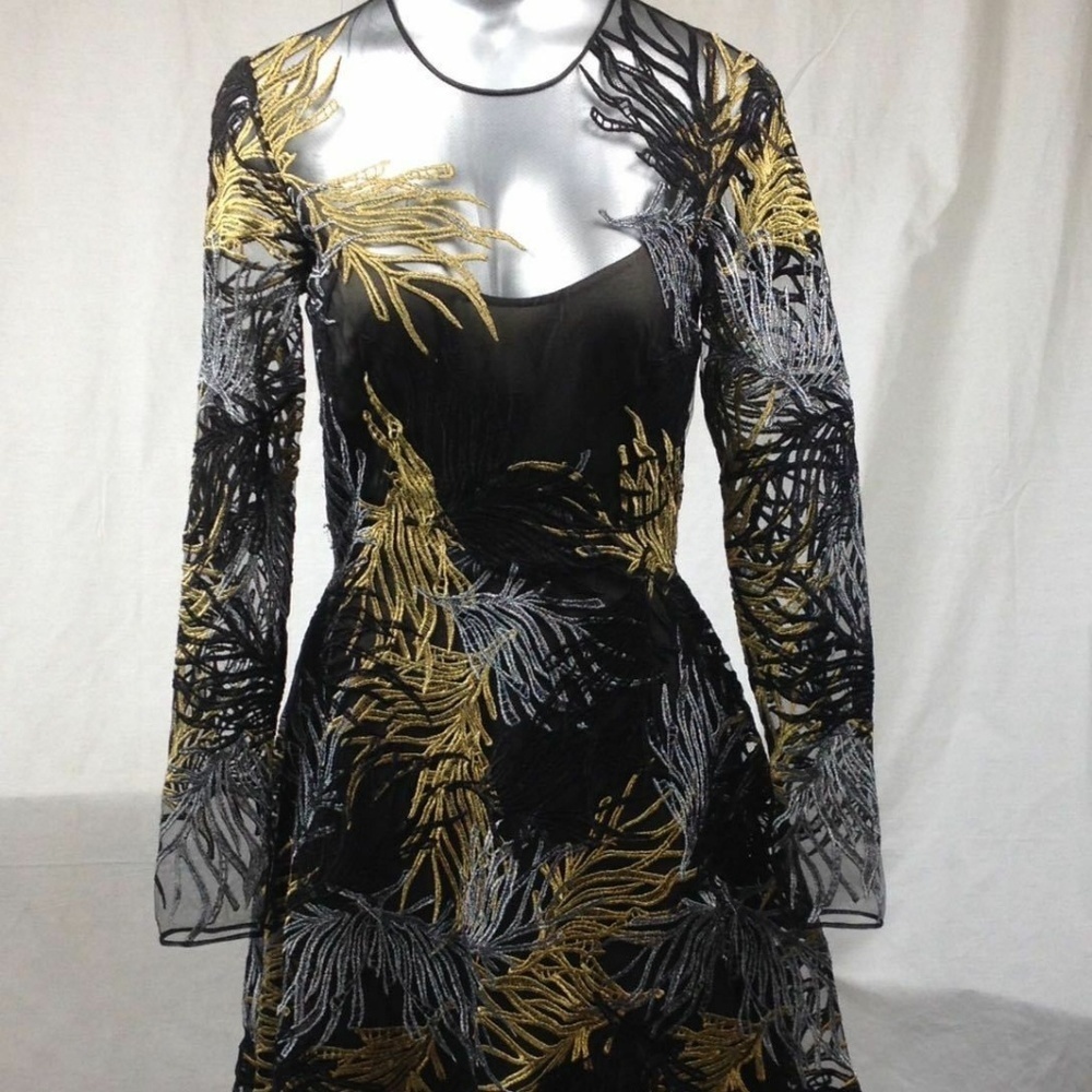 NAEEM KHAN Threadwork Embroidered Long Sle…